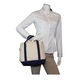 Personalized Navy Striped Insulated Lunch Tote Image 3 of 4